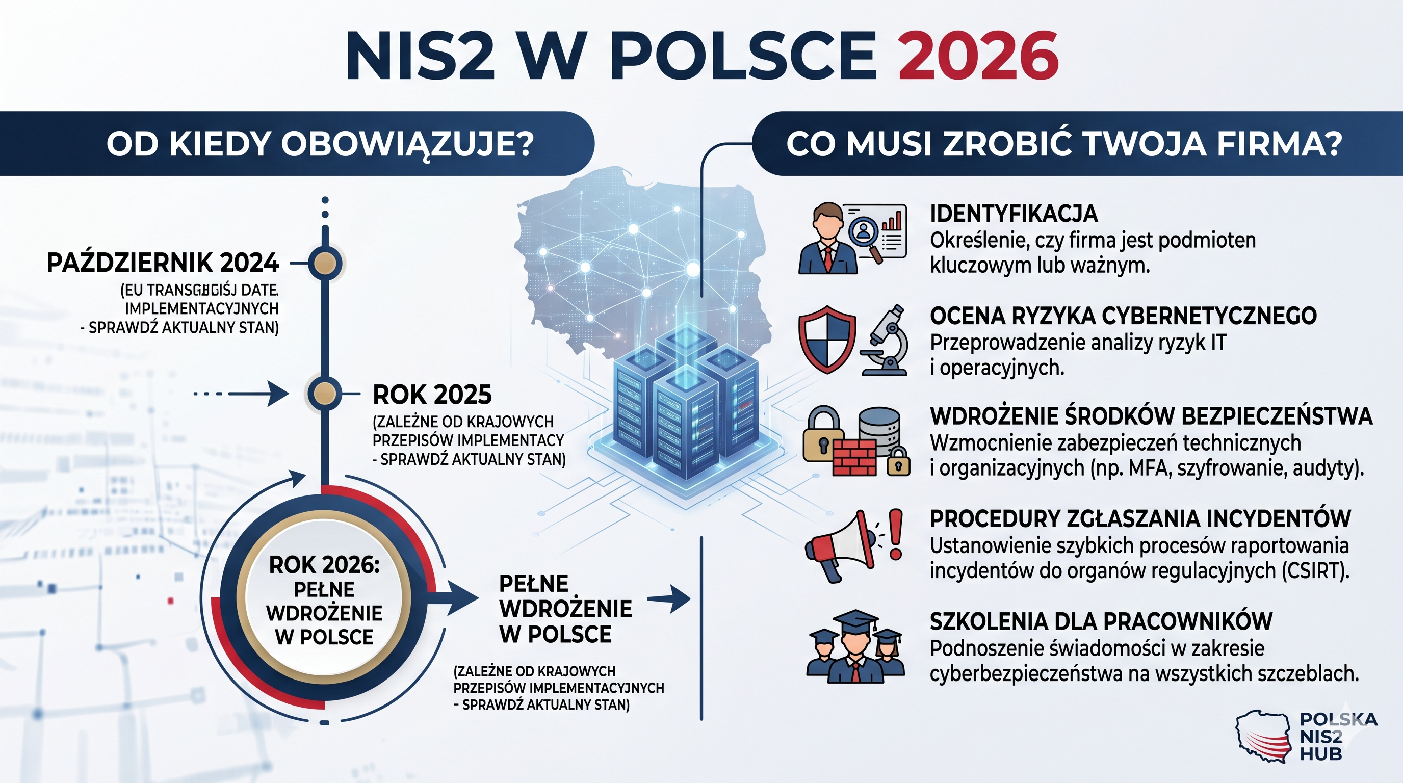NIS2 w Polsce 2026 – od kiedy obowiązuje i co musi zrobić Twoja firma?