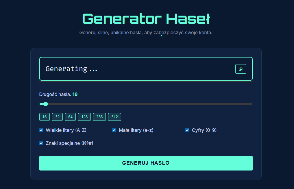 🔐 Generatory haseł – dlaczego są dziś absolutną podstawą bezpieczeństwa?