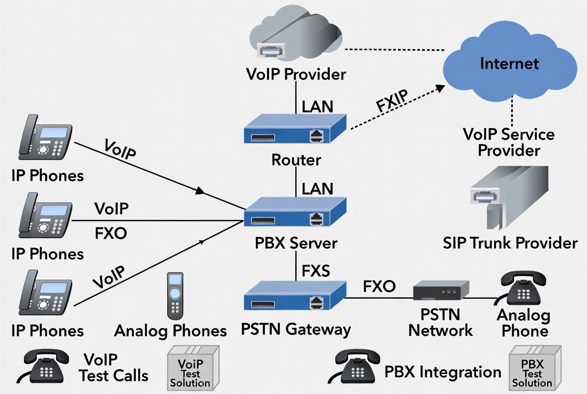 Testy rozwiązań VoIP i integracji